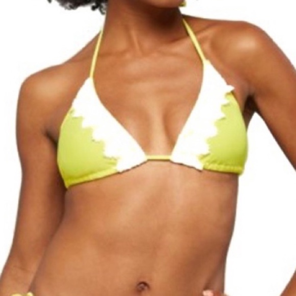 Rue21 Bikini Top S Crochet Halter String